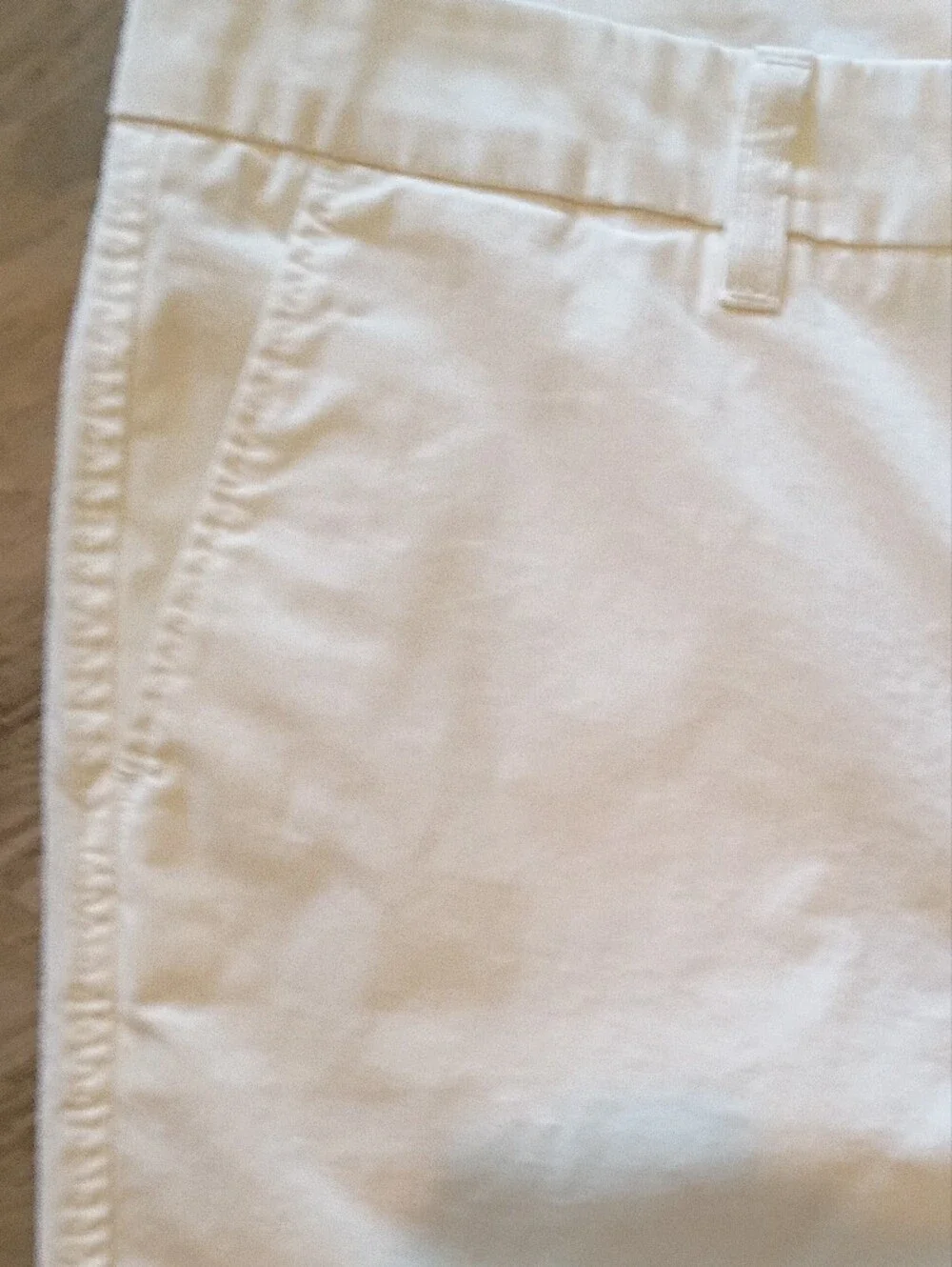 Quince Cotton Chino Ivory Shorts Sz 14 Casual Shorts